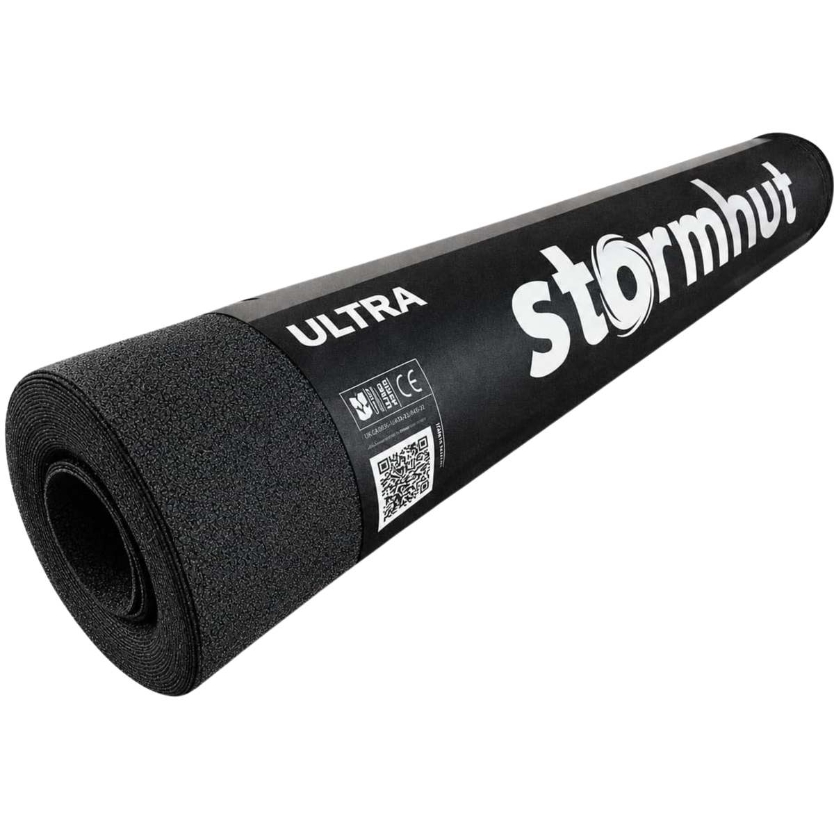 Stormhut ULTRA Heavy Duty Shed Roof Felt (Charcoal Black) 10m x 1m Heavy Duty Polyester Reinforced with WeatherGuard™ 23kg Weight